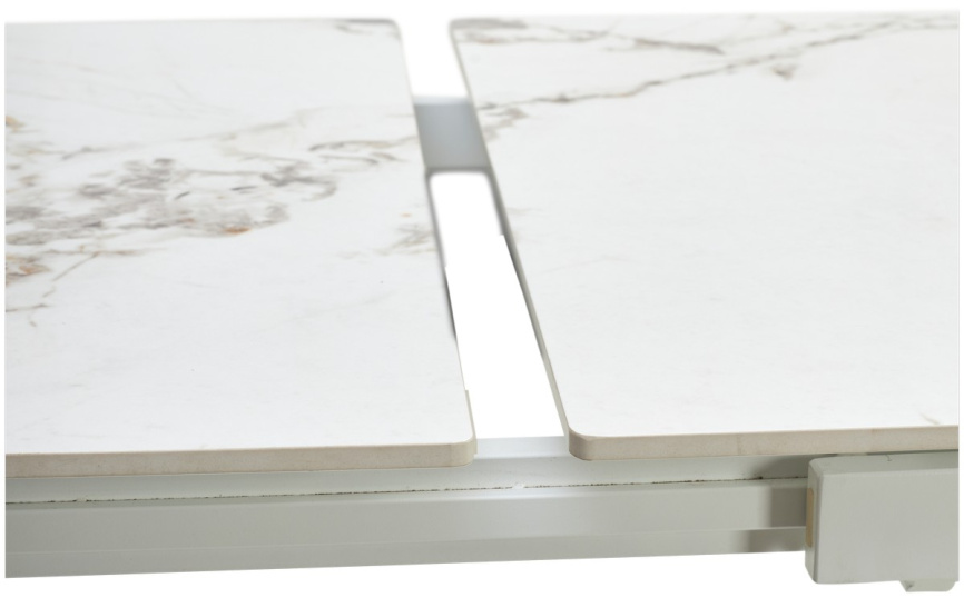 Стол КОРНЕР (CORNER) 120 цвет ГОЛДЕН ЖАДЕ (GLOSS GOLDEN JADE SOLID CERAMIC) / БЕЛЫЙ, ®DISAUR фото 9