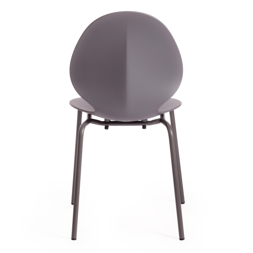 Стул EBAY (mod 03)  металл/пластик, 52x46x83.5, серый фото 4