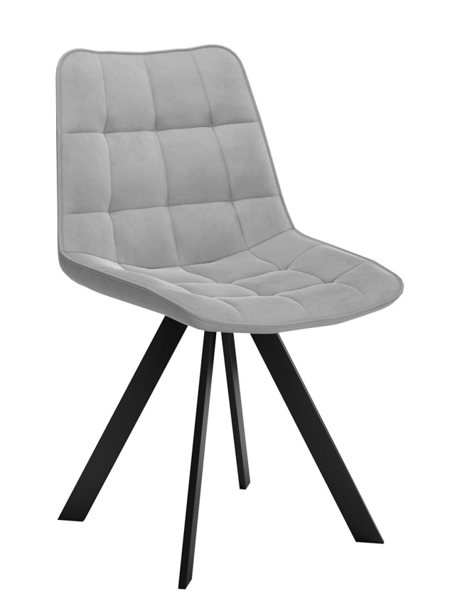 Стул DikLine 229 поворотный, B22 GREY, ножки черные фото 1