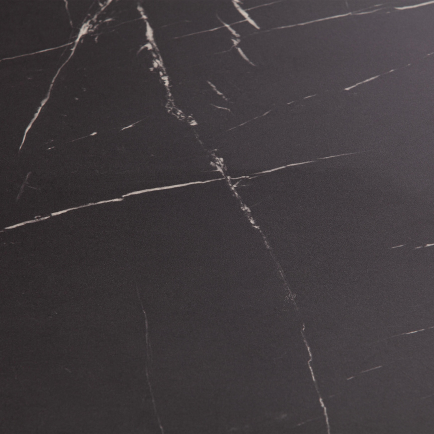 Стол обеденный раздвижной Вокс/Vox ЛДСП, 132-172х85х75,5см, мрамор черный/белый фото 12