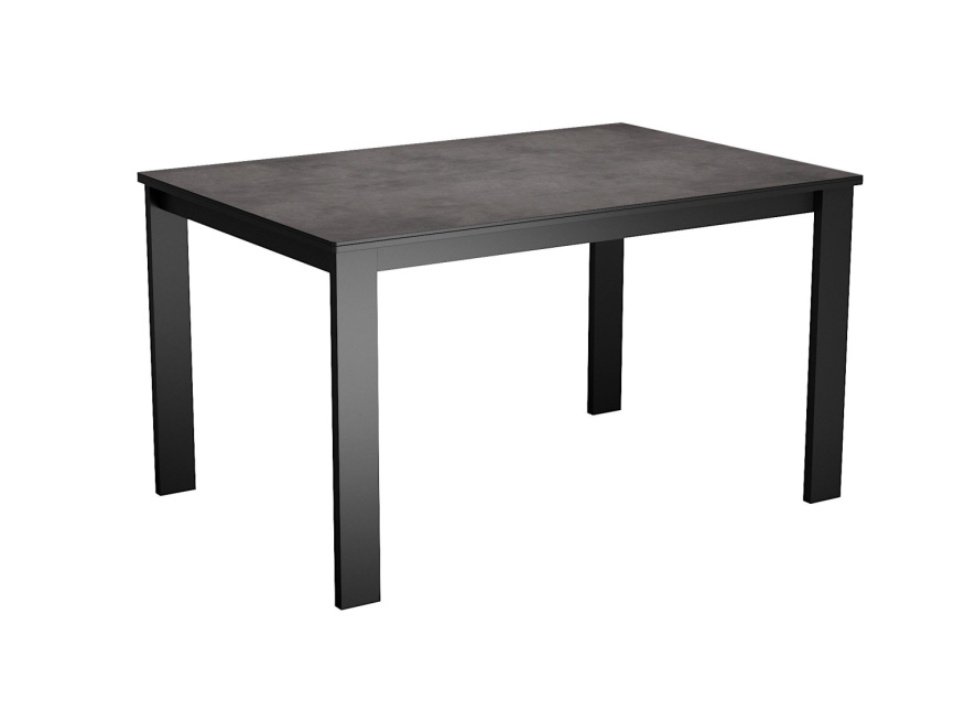 Стол DikLine DKT130 Керамика мрамор Бронза/подстолье черное/опоры черные фото 1